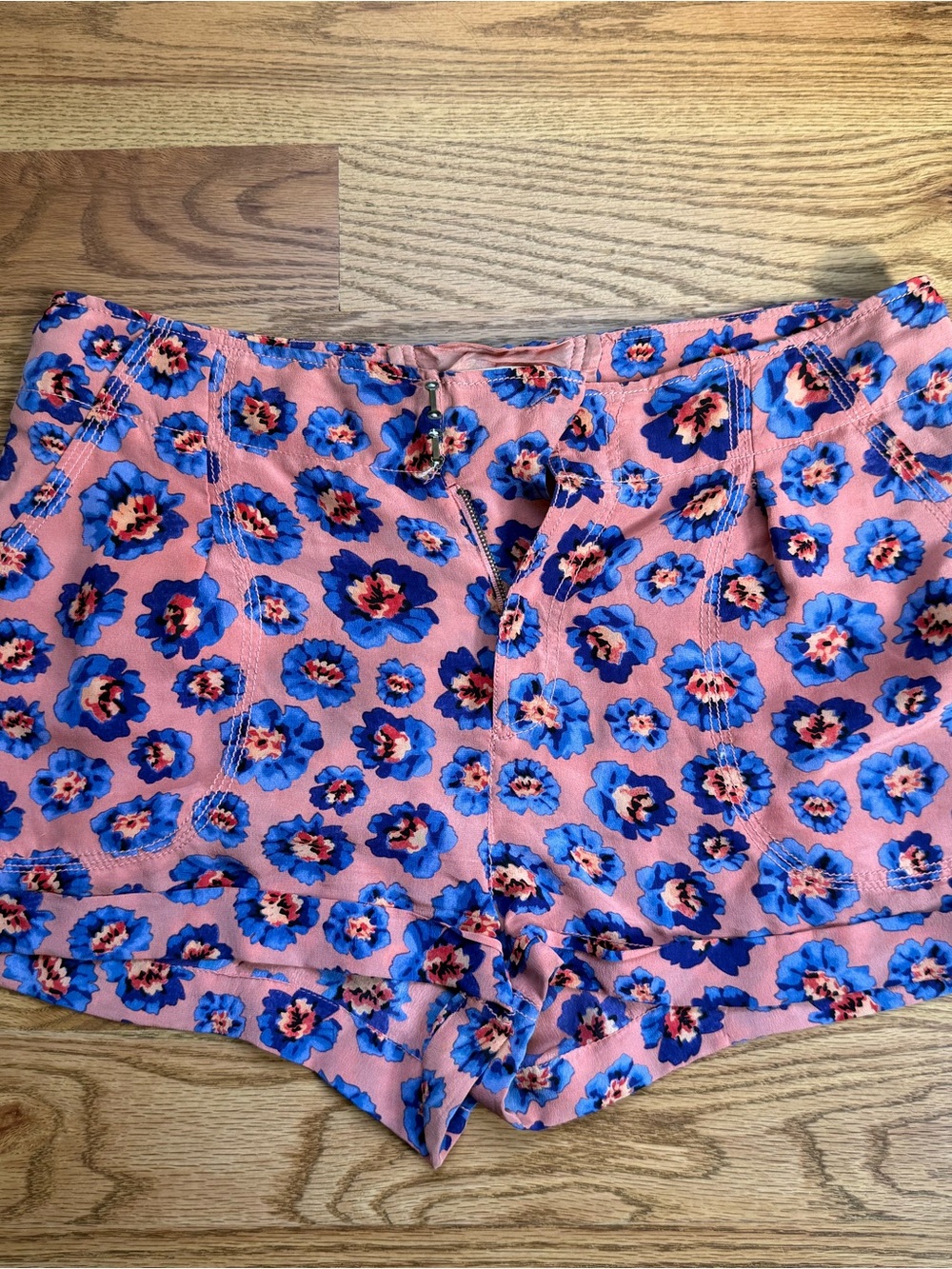 Rebecca Taylor Silk Floral Shorts